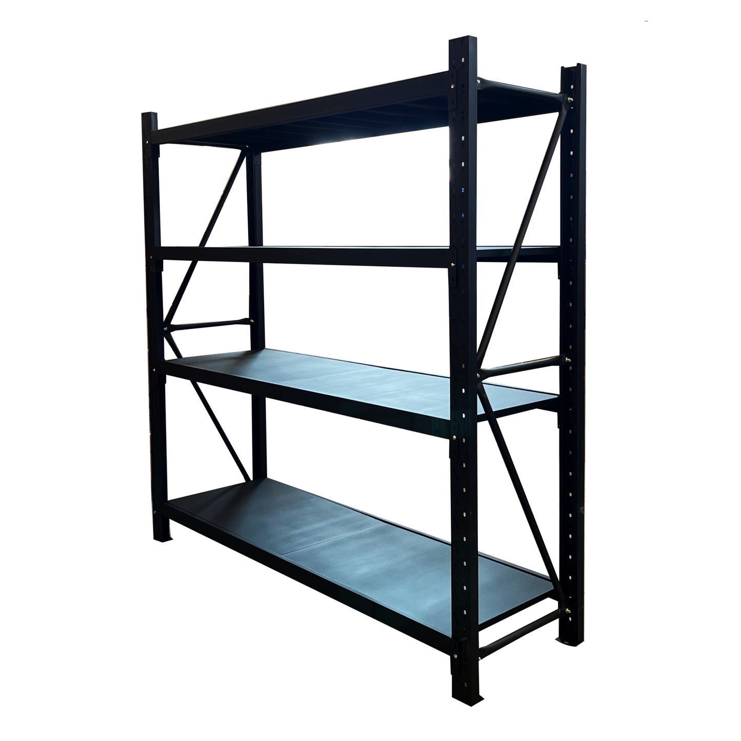 1 Bay Longspan Shelving 2400H x 1500W x 600D Black