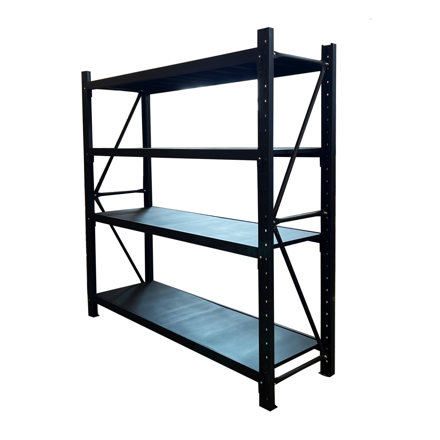 1 Bay Longspan Shelving 2000H x 1800W x 500D Black